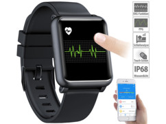 Montre fitness étanche avec mesure de la fréquence cardiaque et de la tension