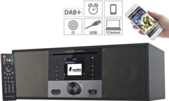 radion internet wifi dab dab+ avec lecteur usb et cd telecommande et controle bluetooth par smartphone vr radio irs 700