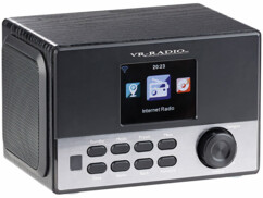 Radio-réveil stéréo Internet / DAB+ / FM et fonction chargement USB IRS-650