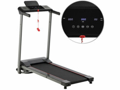 Tapis de course pliable 600 W à 12 programmes