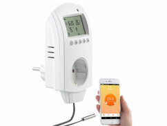 Thermostat numérique connecté pour chauffage Revolt. Cmpatible Amazon Alexa & Assistant Google