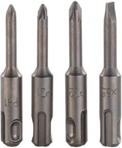 4 embouts de vissage pour perceuse-visseuse AW-18.sbs et AW-10.sbs