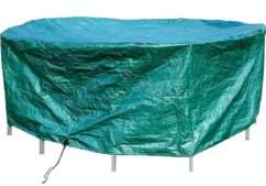 Bâche de protection pour meuble de jardin rond