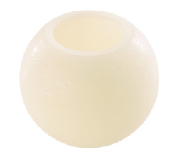 Bougie sphérique à LED en cire, petit modèle Ø 10 cm