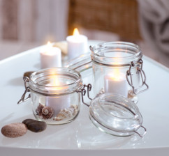 Bougies à LED avec effet flamme vacillante (x4)