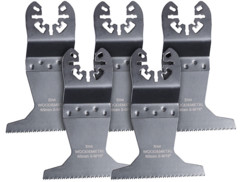 lot de 5 lames de scie plongeant hss 65mm pour metal et bois pour outils multifonctions toutes marques agt