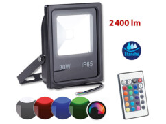 Projecteur résistant aux intempéries à LED SMD RVB 30 W /2400 lm, IP65