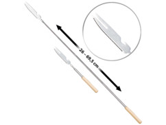 Pack de 2 couteaux télescopiques 3 en 1 par Infactory.