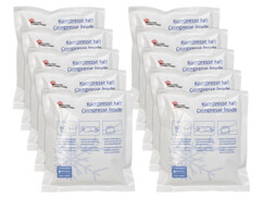 5 compresses réfrigérantes à usage unique 15 x 17 cm