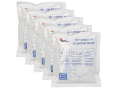 Pack de 5 compresses réfrigérantes à usage unique 15 x 25 cm de la marque Newgen Medicals