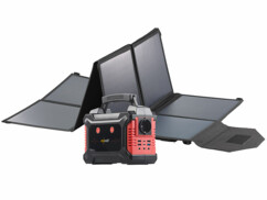Batterie nomade et convertisseur solaire HSG-650 avec panneau solaire 100 W