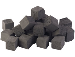 Charbon de coco naturel premium pour feu de bois et barbecue - 3 kg