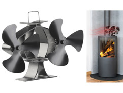 Double ventilateur-répartiteur pour poêle de 65°C à 345°C