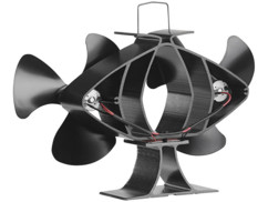 Double ventilateur-répartiteur pour poêle de 65°C à 345°C