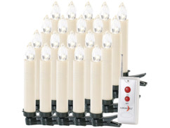 Lot de 20 Bougies de Noël pour sapin