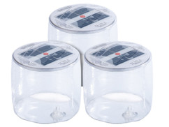 Lot de 3 lanternes solaires gonflables à 10 LED SMD