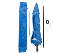 Parasol Ø 160 cm UV 50+ avec protections latérales