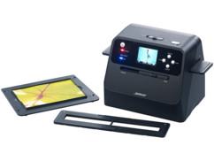 scanner a diaposotives portable 14mpx pour diapo 50mm et pellicules 110 126 135 avec slot carte sd SD-1600 somikon