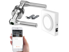 Serrure connectée DIN TSZ-560.r VisorTech avec unité de commandes 7Links.