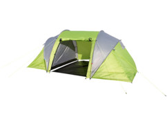 Tente tunnel Semptec pour 4 personnes avec 2 cabines.