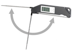 Thermomètre de cuisson pliable
