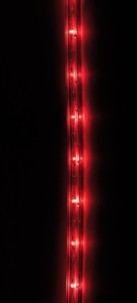 Tube LED pour intérieur et extérieur - 10 m - rouge