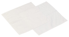 10 serviettes démaquillantes en microfibres - Blanches