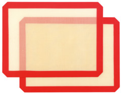 2 tapis de cuisson antiadhésifs en silicone sans BPA