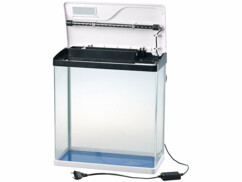 Aquarium Nano complet avec pompe, filtre et éclairage LED - 40 L