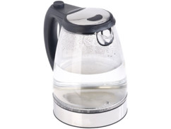 Bouilloire digitale en verre 2200 W / 1,7 L à éclairage LED - Avec thermostat