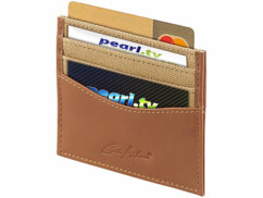 porte-carte en cuir pour 6 cartes bleus bancaires carte a puce avec protection rfid