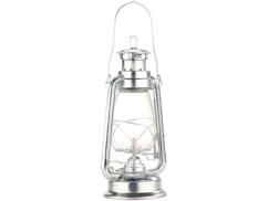 veritable lampe a petrole retro style marins avec flamme reglable et reservoir 270 ml couleur argent zinc 30 cm