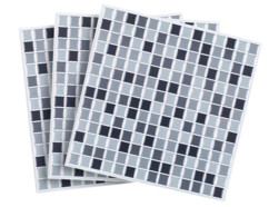 Mosaïque autocollante pour carrelage "Gris"
