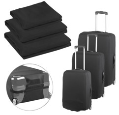 Pack de 3 housses de protection élastiques pour valise, tailles M / L / XL