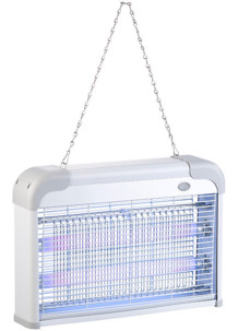 Piège à insectes à UV "IV-526" avec 2 tubes UV remplaçables, 2000 V, 20 W