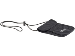 pochette de ville en coton avec 4 poches sac a main homme unisexe rangement portefeuille clés téléphone noir