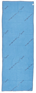 serviette de sport hyper absorbante 1,83 cm bleu avec picots anti dérapants idéal salle musculation fitness yoga