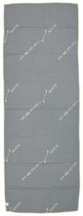 serviette de sport hyper absorbante 1,83 cm grise avec picots anti dérapants idéal salle musculation fitness yoga