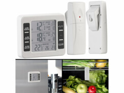 Thermomètre sans fil pour réfrigérateur et congélateur avec 2 capteurs