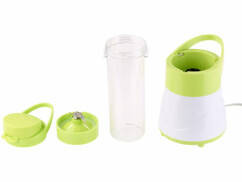 mixeur compact avec gourde sport pour jus de fruits eaux detox rosenstein & sohne br-500