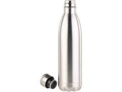bouteille isotherme double paroi en acier inoxydable contenance 75 cl rosenstein