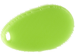 Brosse en silicone pour légumes et vaisselle pour nettoyage doux sans rayures sans gout