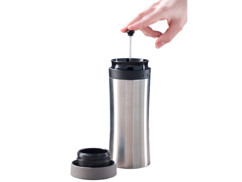 Gobelet isotherme 2 en 1 avec fonction cafetière à piston 0,48 L