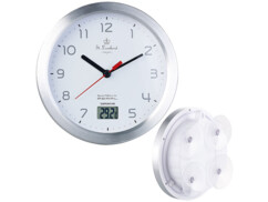 Horloge de cuisine et de salle de bain avec thermomètre