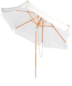 Parasol inclinable UV 50+ / Ø 3 m avec armature en bois, coloris beige, de la marque Royal Gardineer