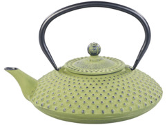 Théière asiatique en fonte 1,25 litre - Vert cuivre