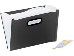 porte documents organiseur en plastique avec onglets pour documents a4