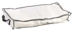 housse de rangement sous vide avec fermeture éclair pour habits linge textiles 48 litres