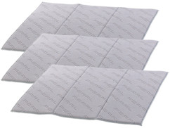 3 tapis d'égouttage pliables 40 x 50 cm