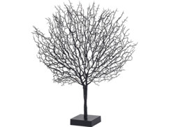 Arbre décoratif design 50 cm à LED - coloris Noir